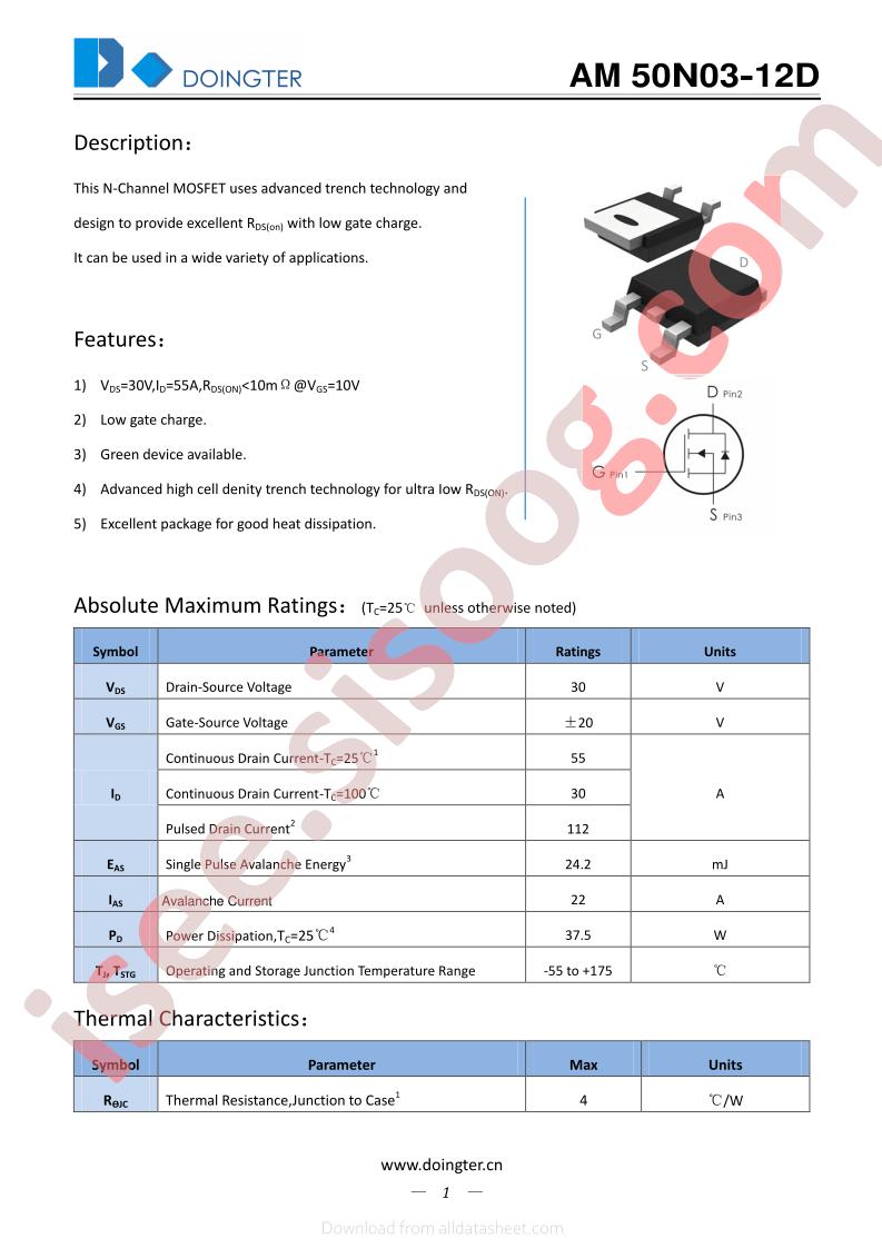 AM50N03-12D