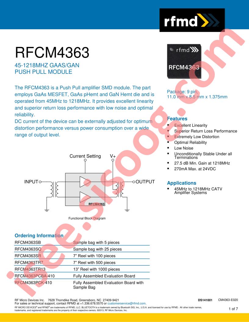 RFCM4363SB