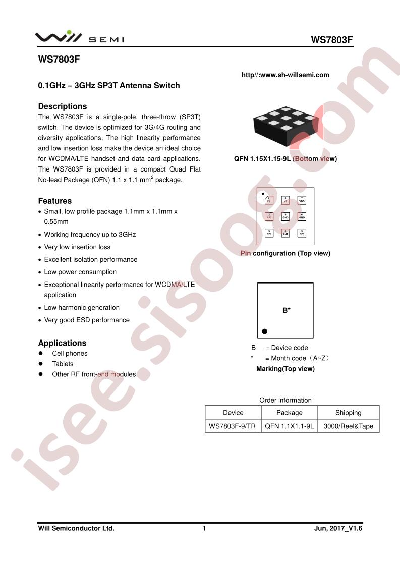 WS7803F