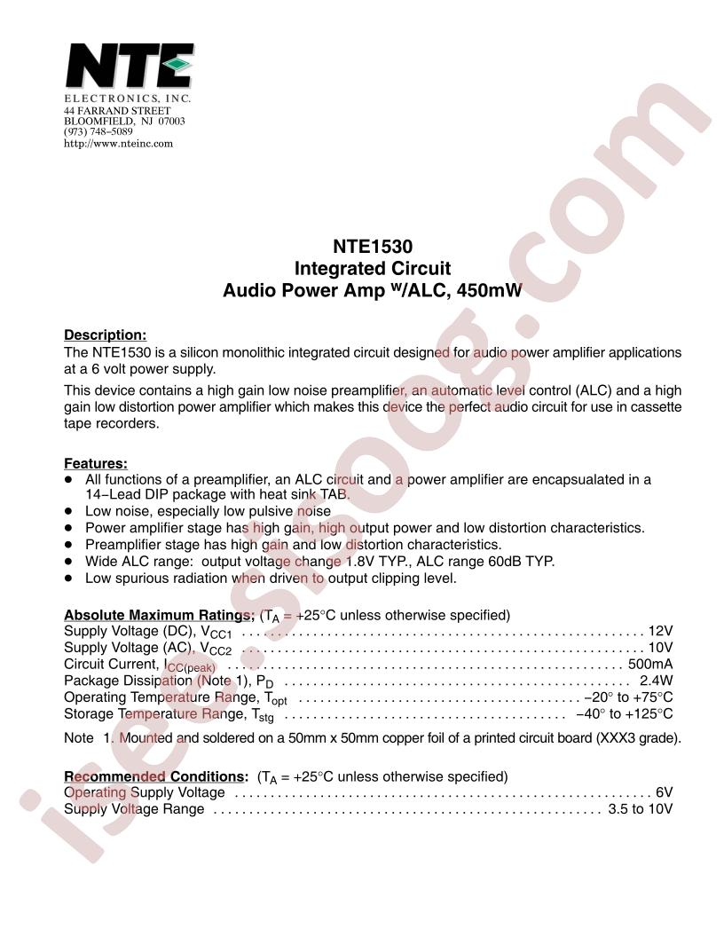 NTE1530