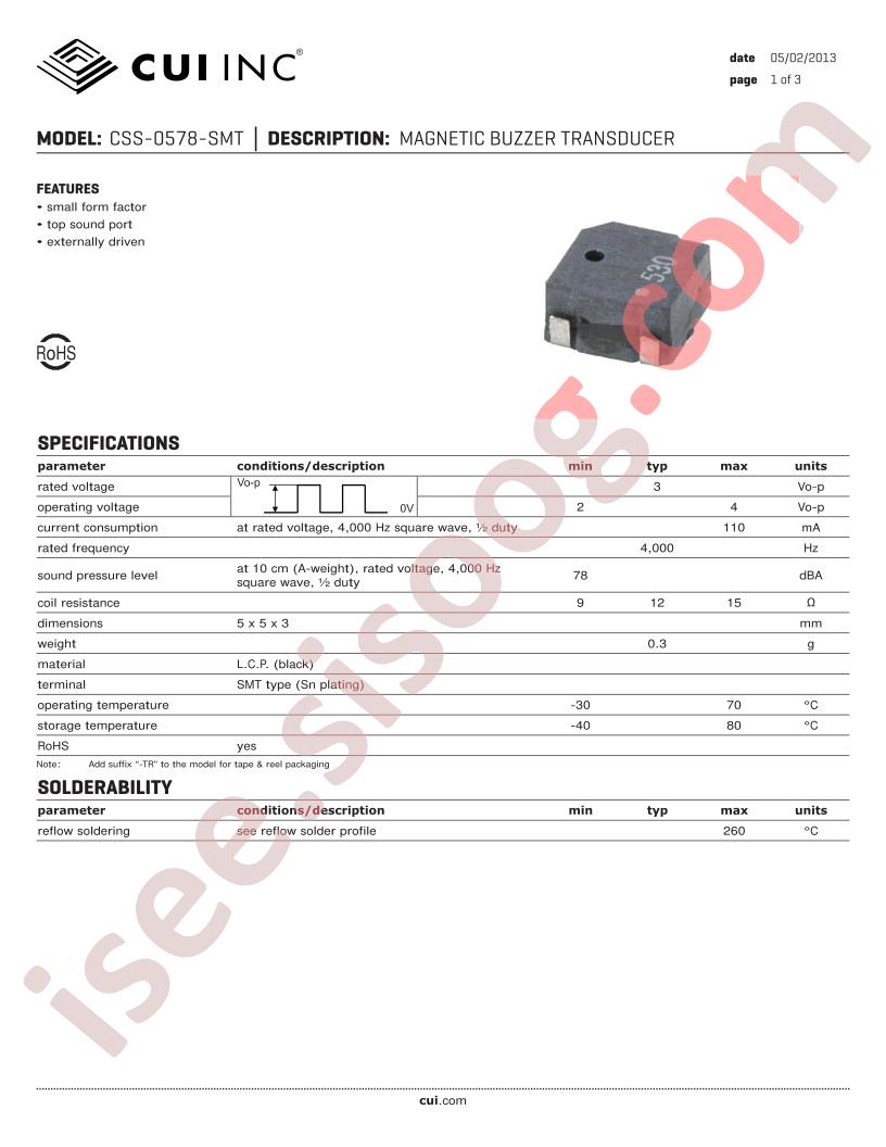 CSS-0578-SMT