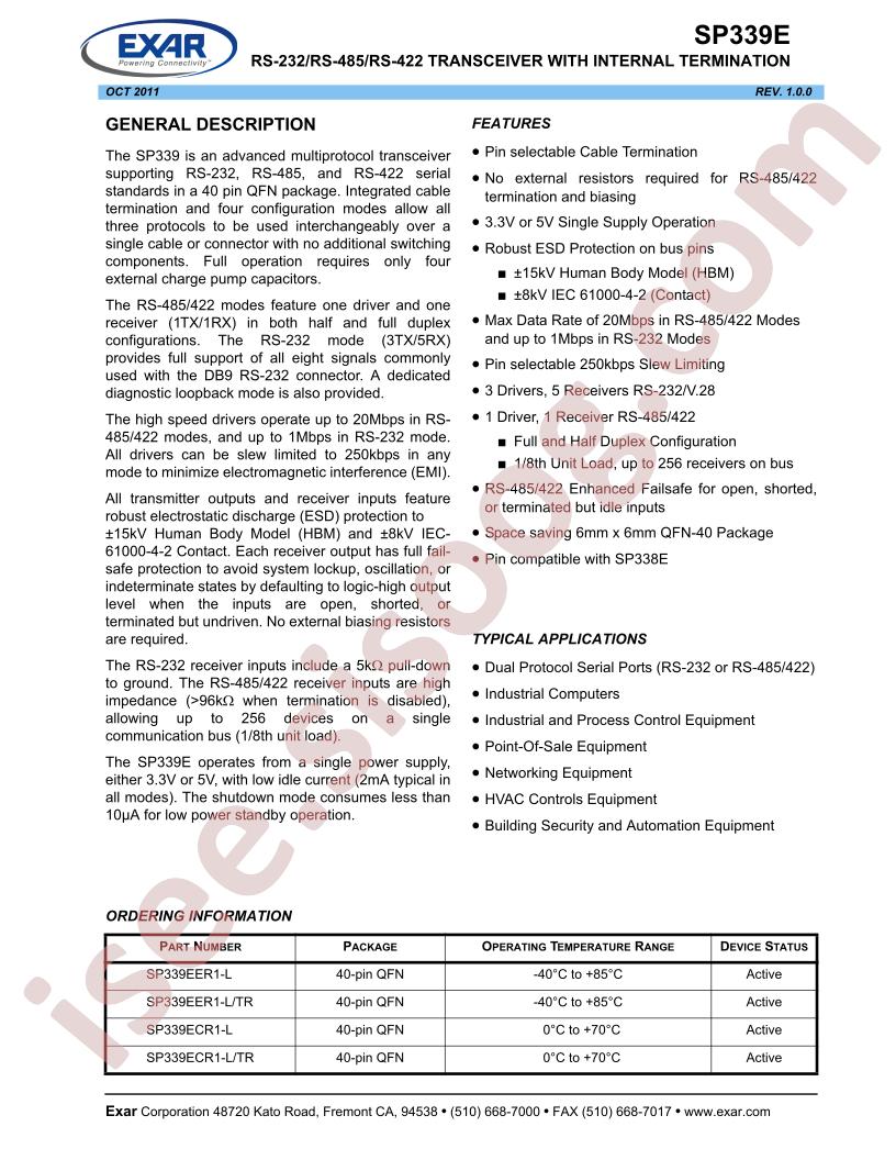 SP339ECR1-LTR