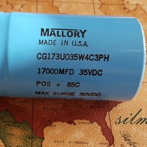 خازن 17000 میکرو فاراد 35 ولت mallory امریکا سری cg با کیفیت ساخت بالا