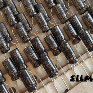 خازن های گرید 470 نانو فاراد 50 ولت صوتی ELNA ژاپن سری STARGET(ROD)