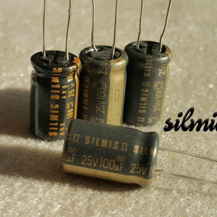خازن سیلمیک النا 100 میکرو فاراد 25 ولت های گرید صوتی RFS ( SILMICII )
