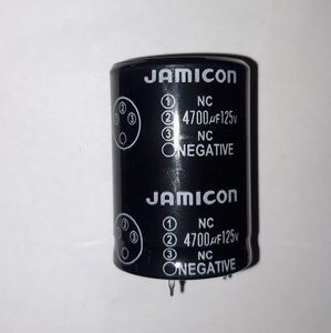 خازن الکترولیتی 4700uF / 125V مالزی مارک JAMICON
