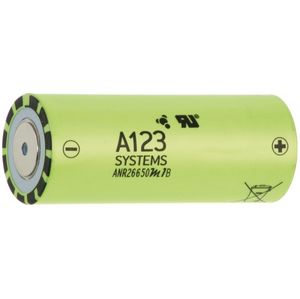 باتری لیتیوم فسفات 3.2v سایز 26650 2500mAh مارک A123 SYSTEMS