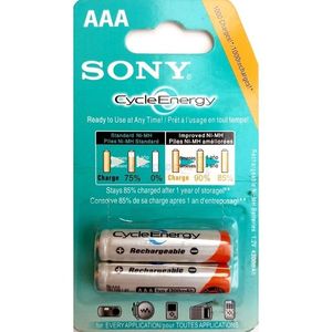 باتری نیم قلمی قابل شارژ 1550mAh دوتایی مارک سونی SONY