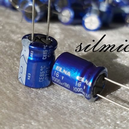خازن 1000 میکرو فاراد 16 ولت ژاپنی ELNA مدل استاندارد blue robe سری RE3