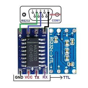 TTL TO RS232 بدون کانکتور max3232