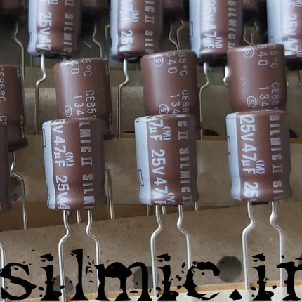 خازن سیلمیک النا 47 میکرو فاراد 25 ولت های گرید صوتی RFS ( SILMICII )