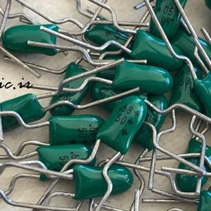 خازن تانتالیوم 680 نانو فاراد 50 ولت NEC ژاپنی مناسب مصارف حساس و دقیق