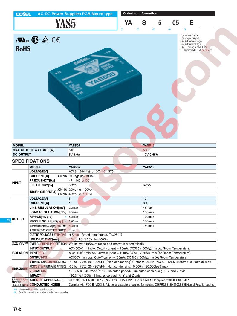 YAS505E