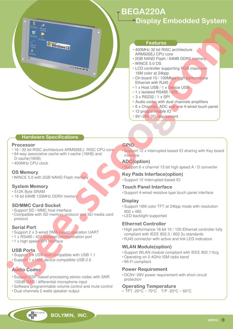 BEGA220A
