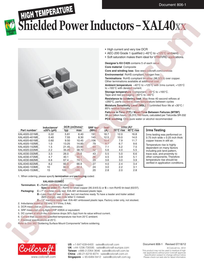 XAL4020-401MEB