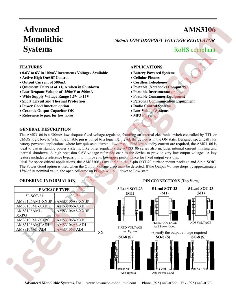 AMS3106AS-ADJ