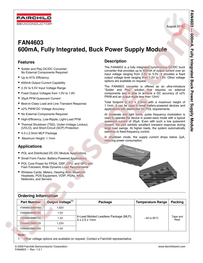 FAN4603MM10X