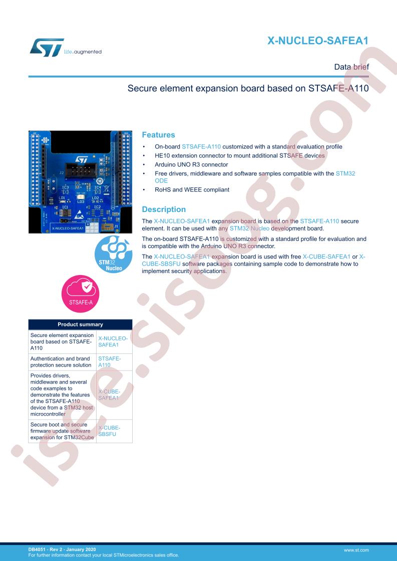 X-NUCLEO-SAFEA1