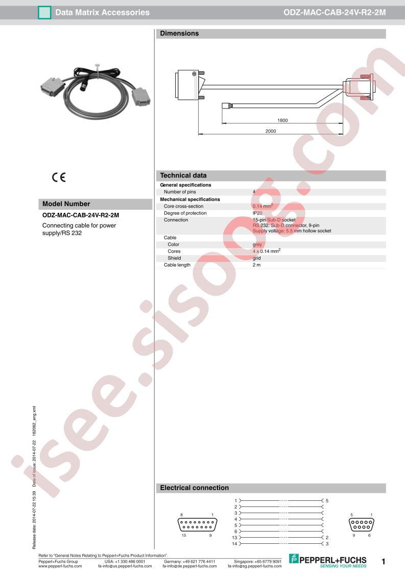 ODZ-MAC-CAB-24V-R2-2M