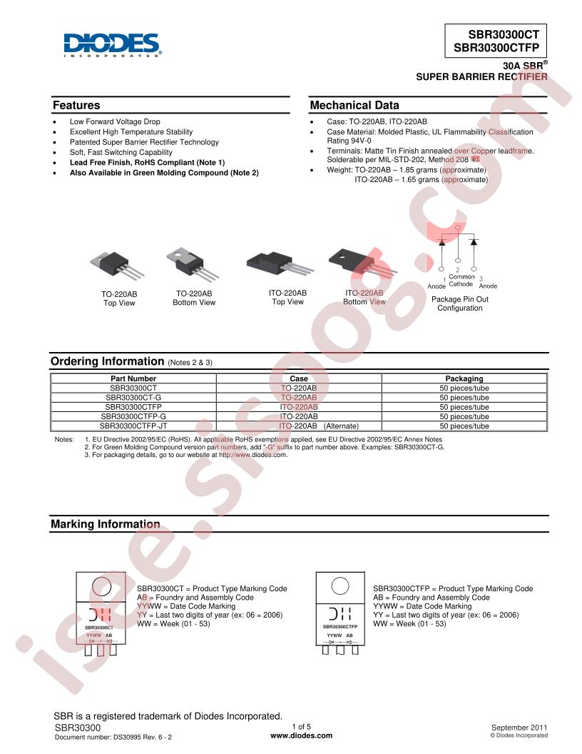 SBR30300CT-G