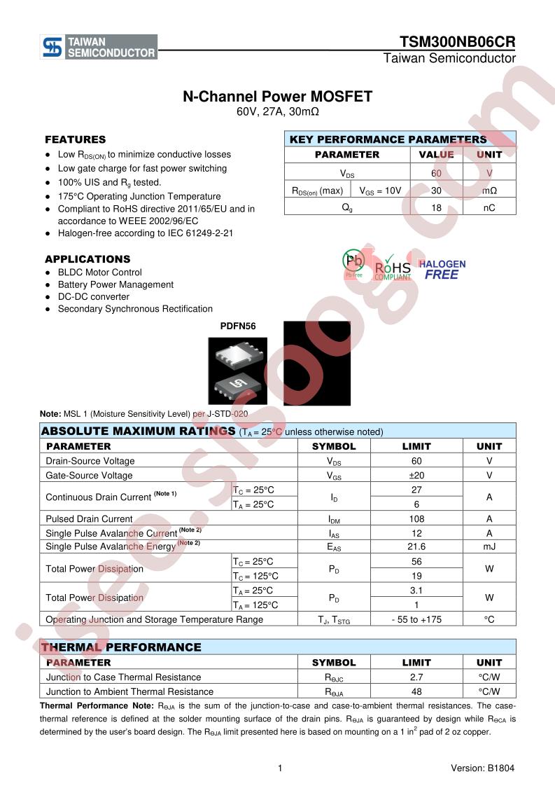 TSM300NB06CR