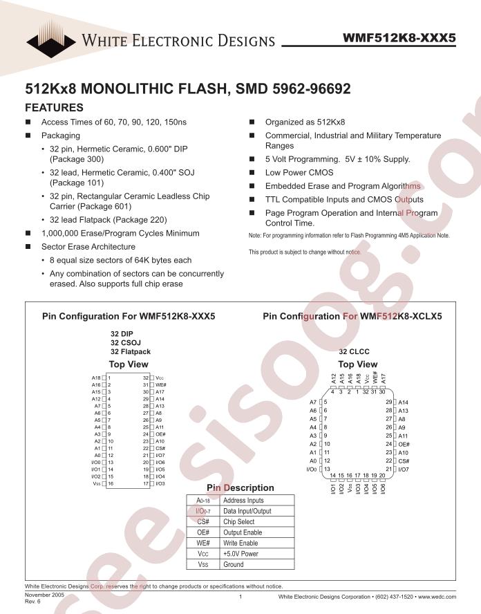 WMF512K8-150CI5A