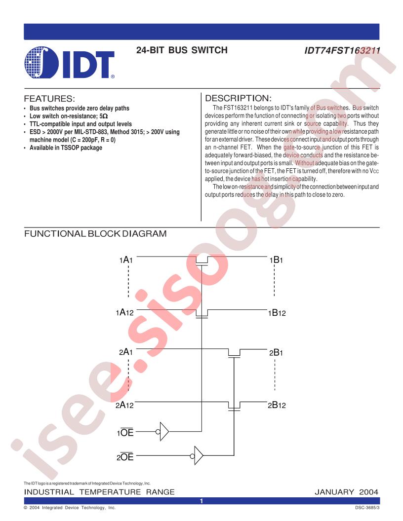 IDT74FST163211PAG