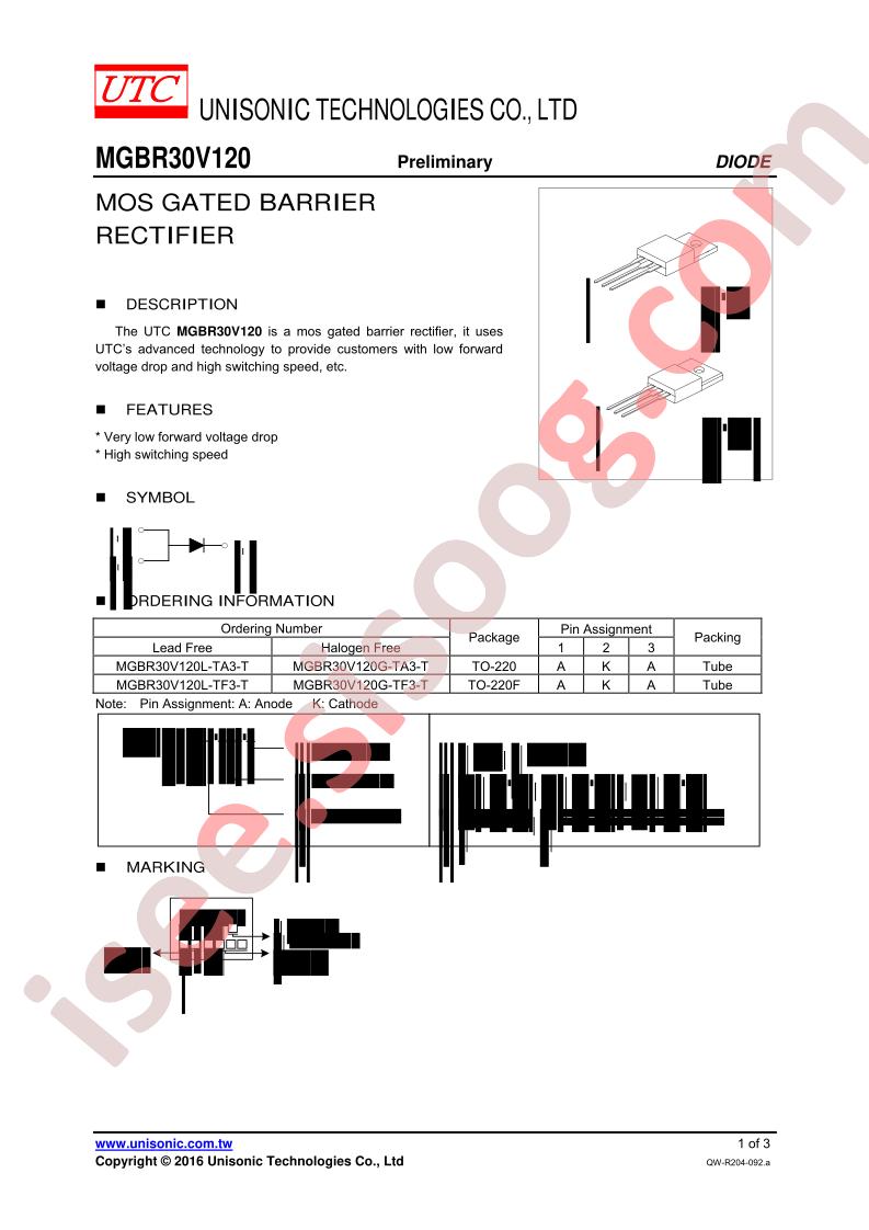 MGBR30V120L-TF3-T
