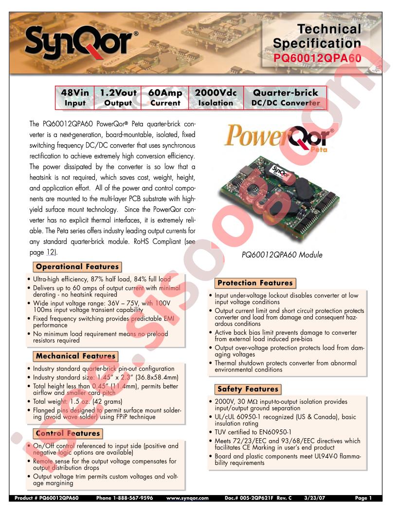 PQ60012QPA60NKT
