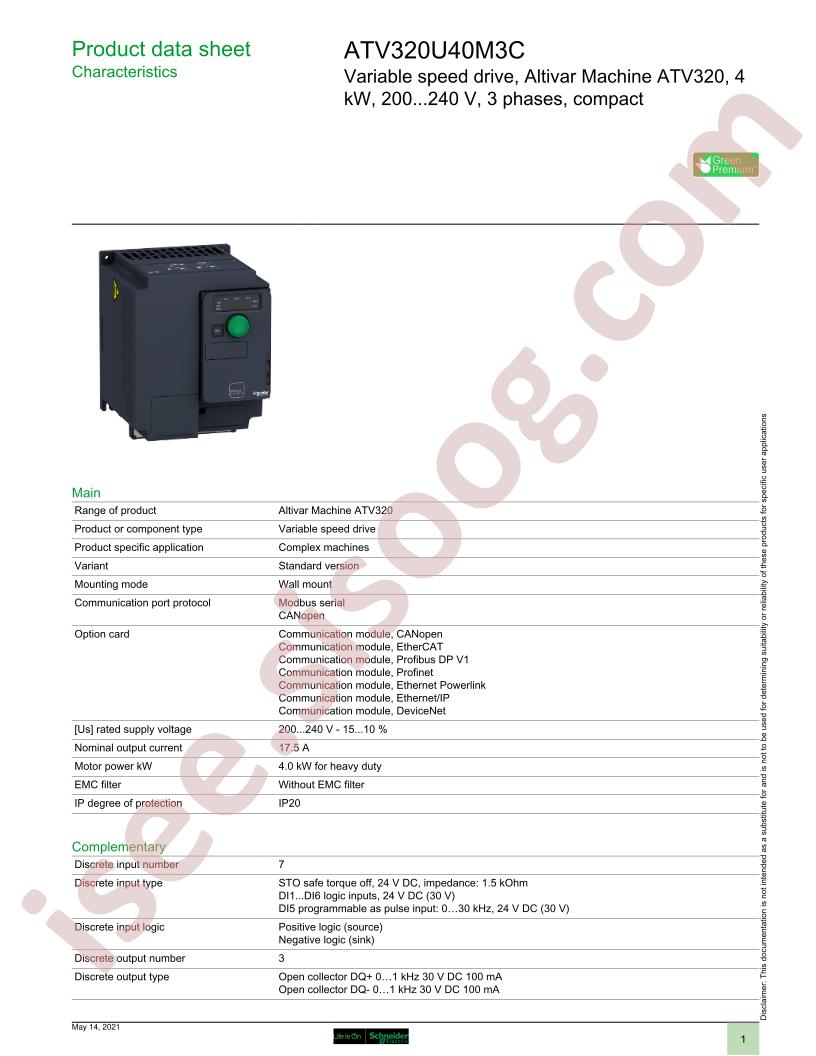 ATV320U40M3C
