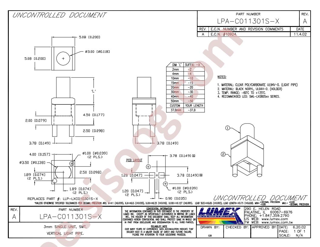 LPA-C011301S-X