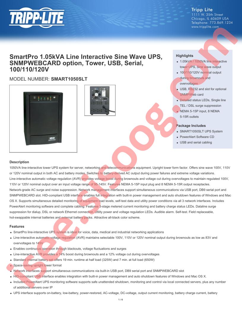 SMART1050SLT