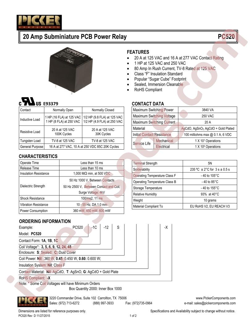 PC520-1A-12S-X