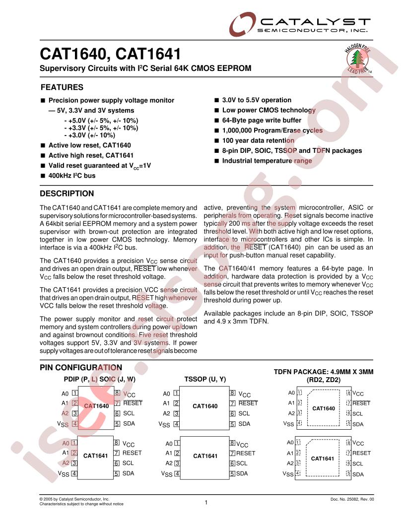 CAT1640LI-25TSSOP