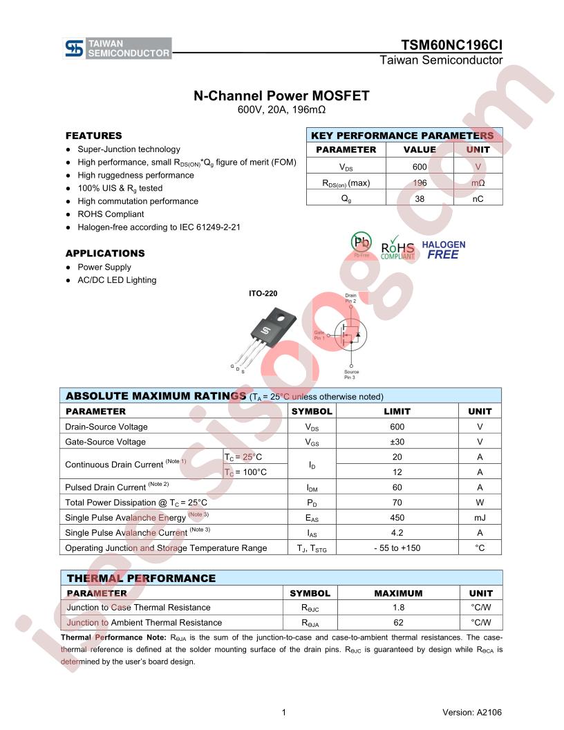 TSM60NC196CI