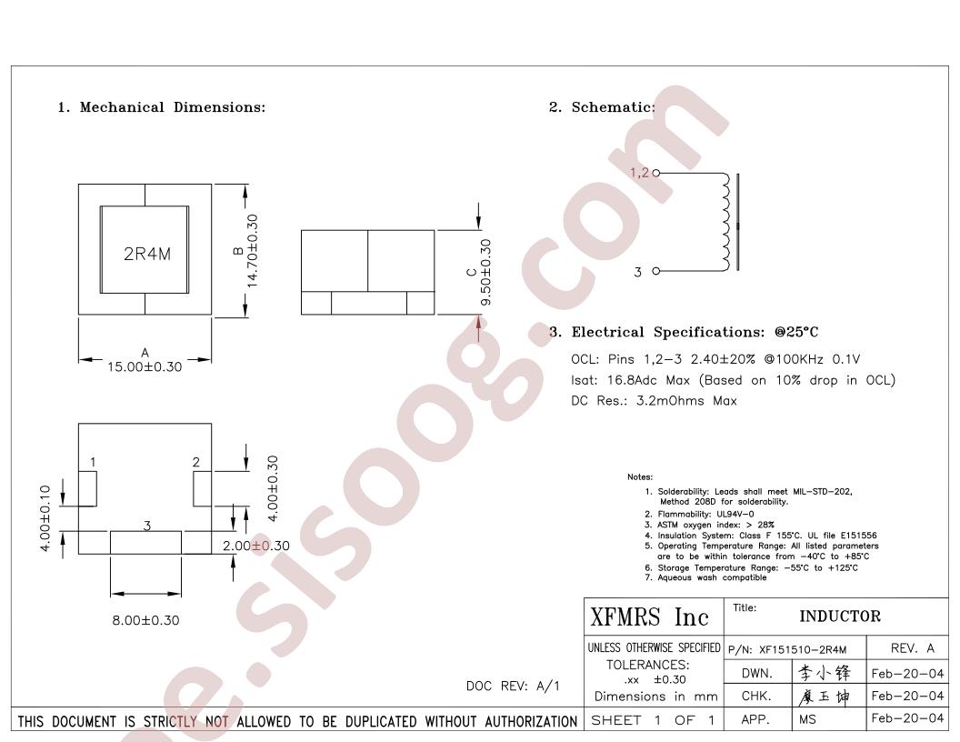 XF151510-2R4M