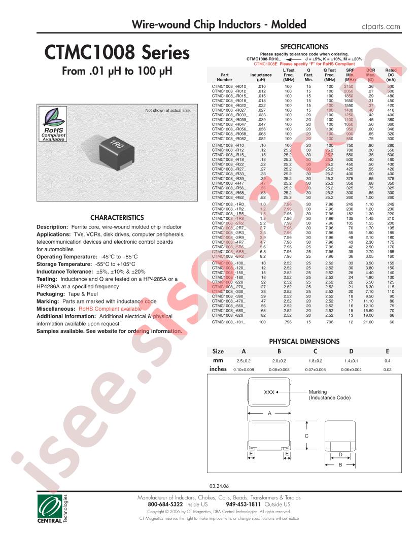 CTMC1008-120M