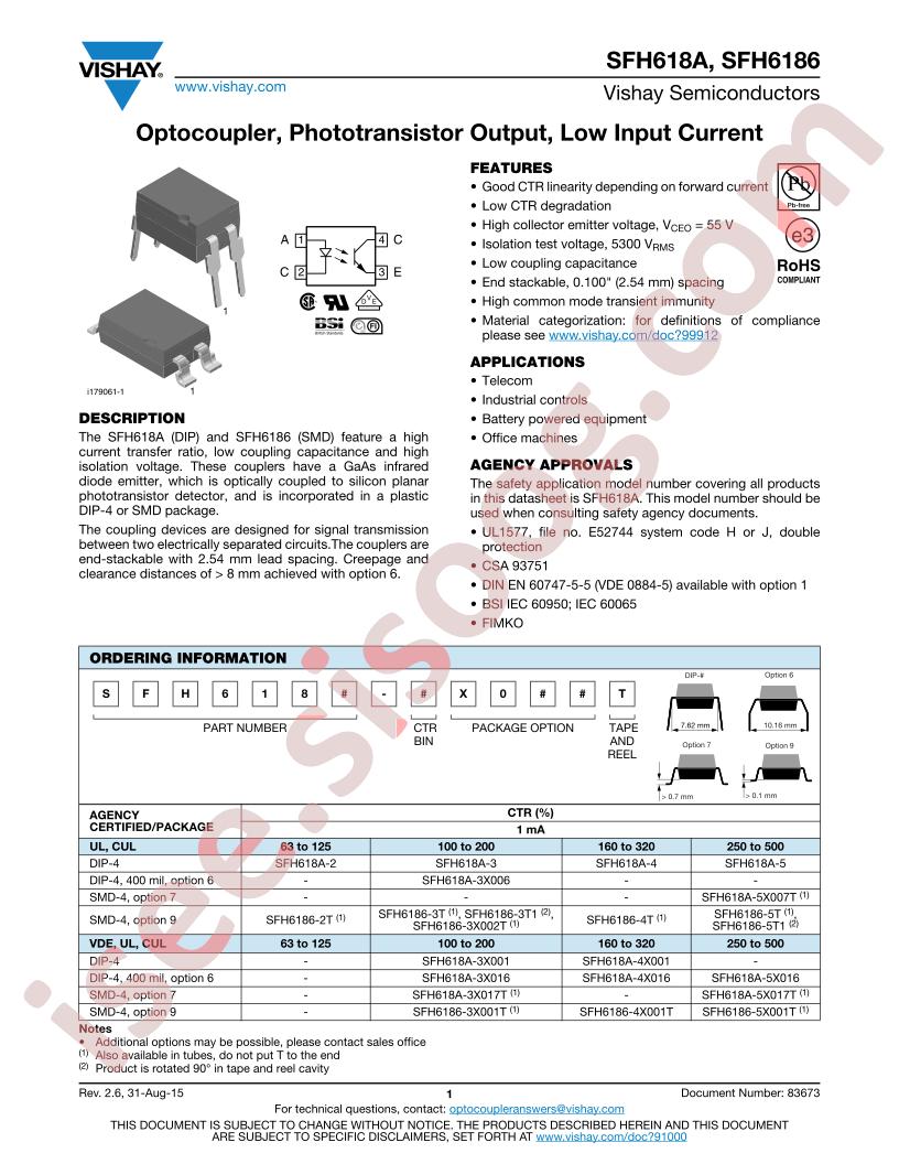 SFH6186-3X001T