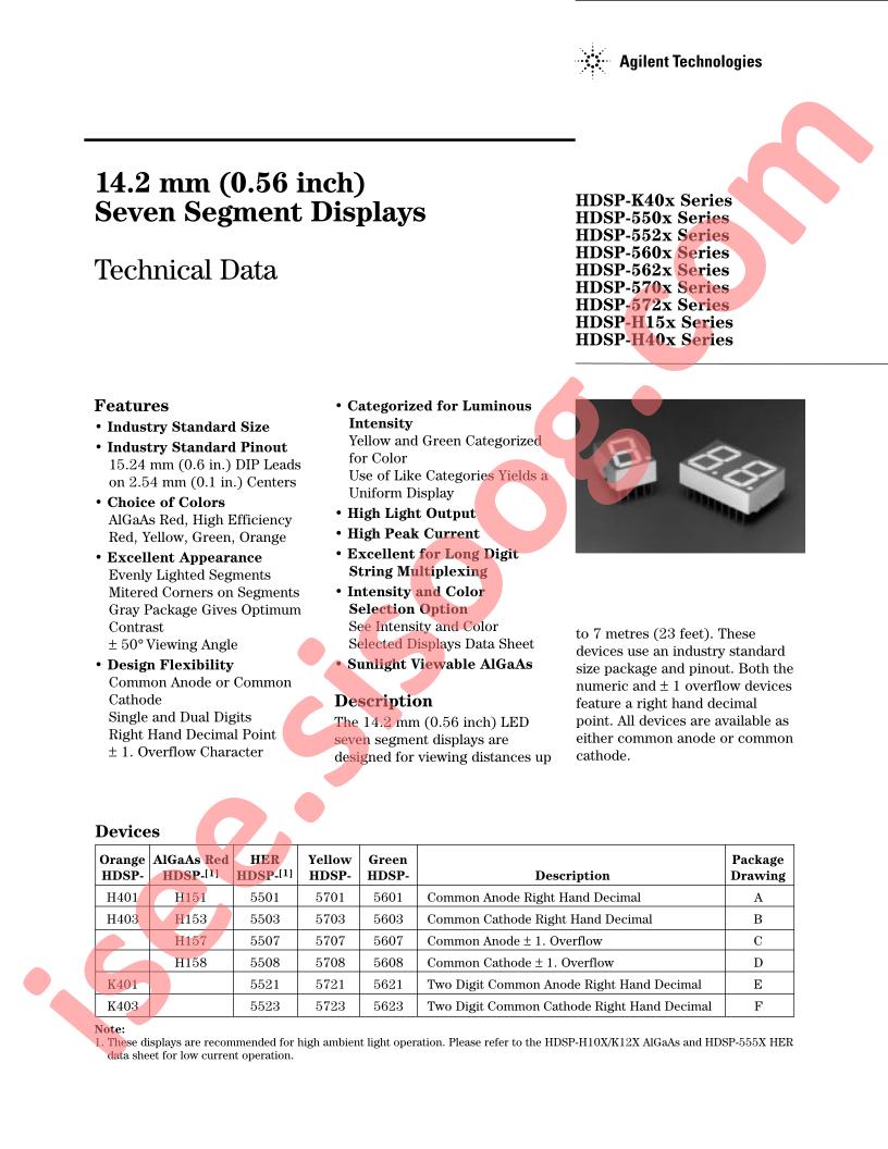 HDSP-5608-IH000