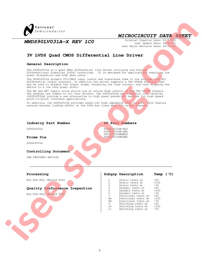 MNDS90LV031A-X