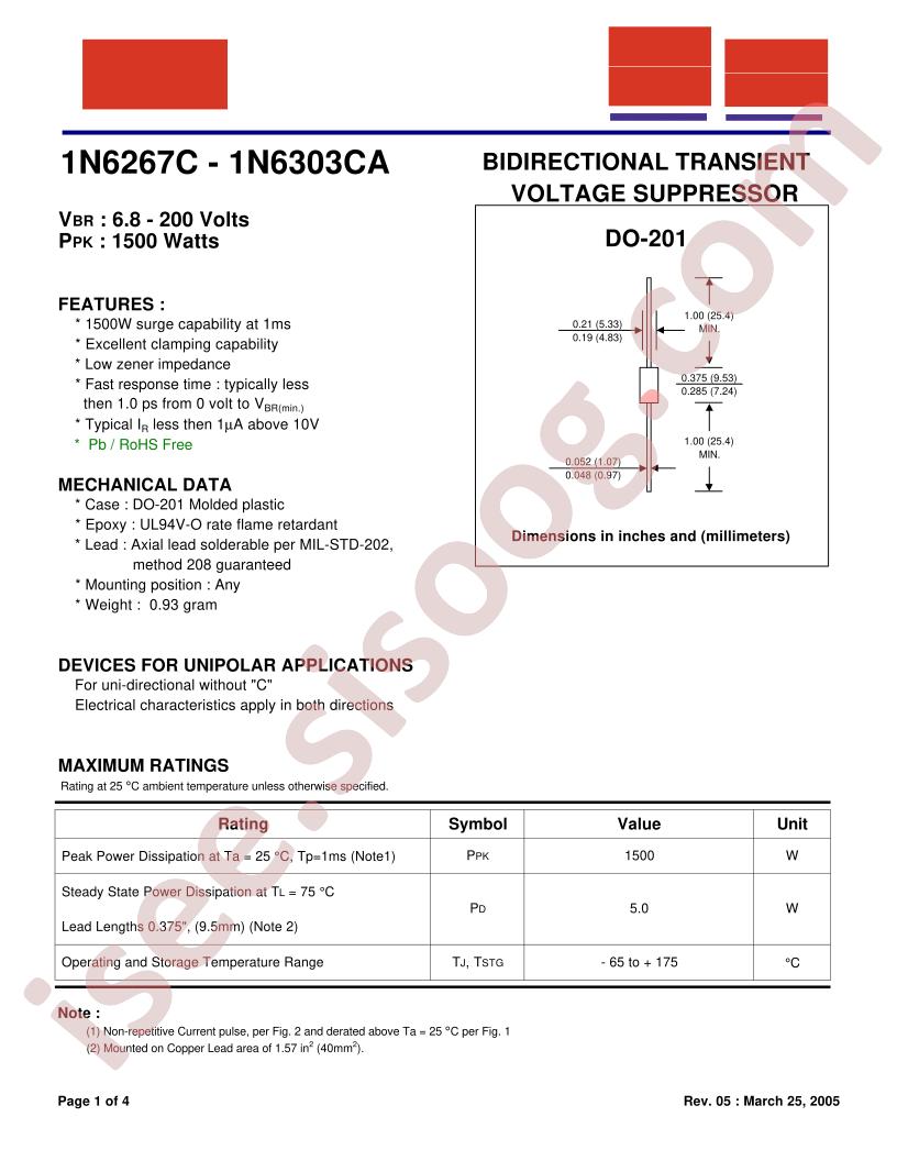 1N6300CA