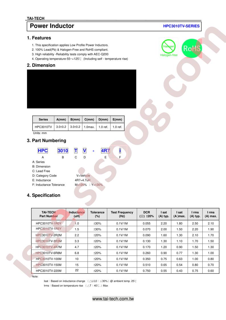 HPC3010TV-220M