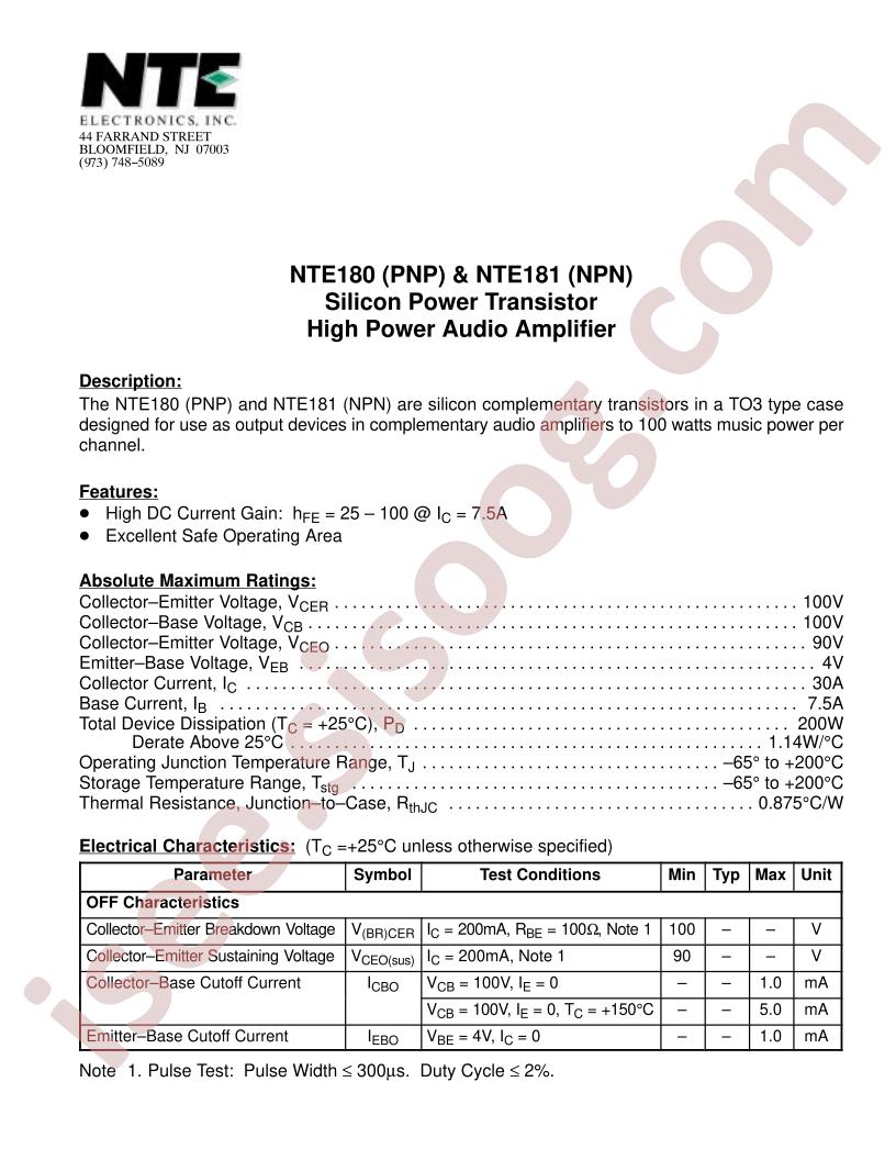 NTE181