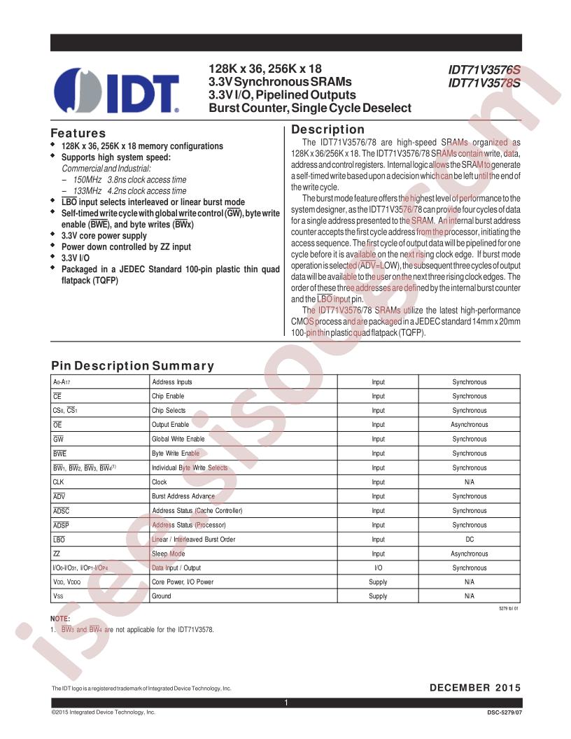 IDT71V3576S_15