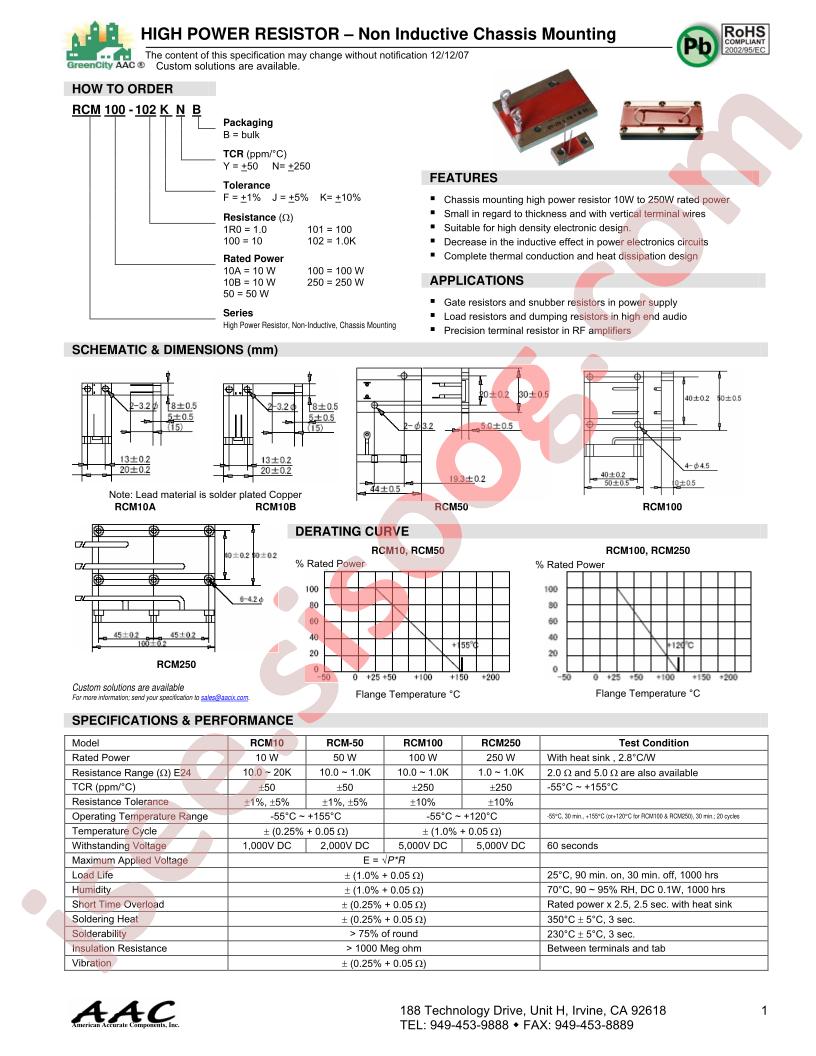 RCM50-100KNB