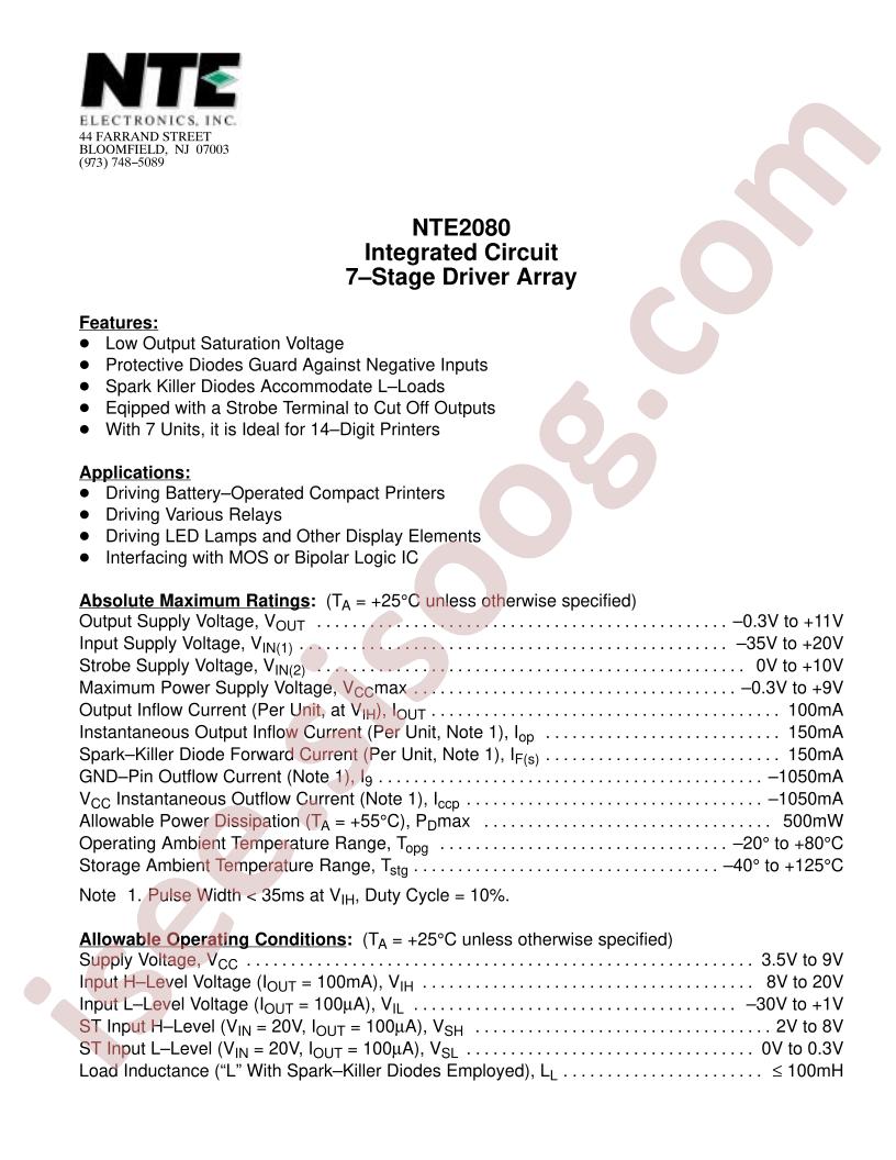 NTE2080