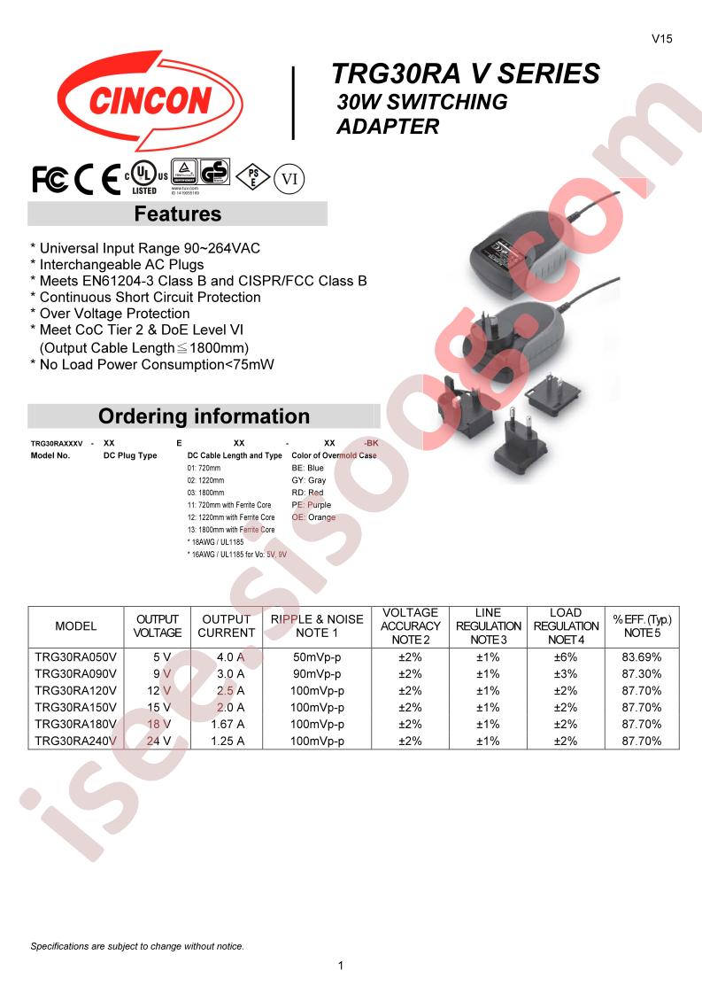 TRG30RA180V