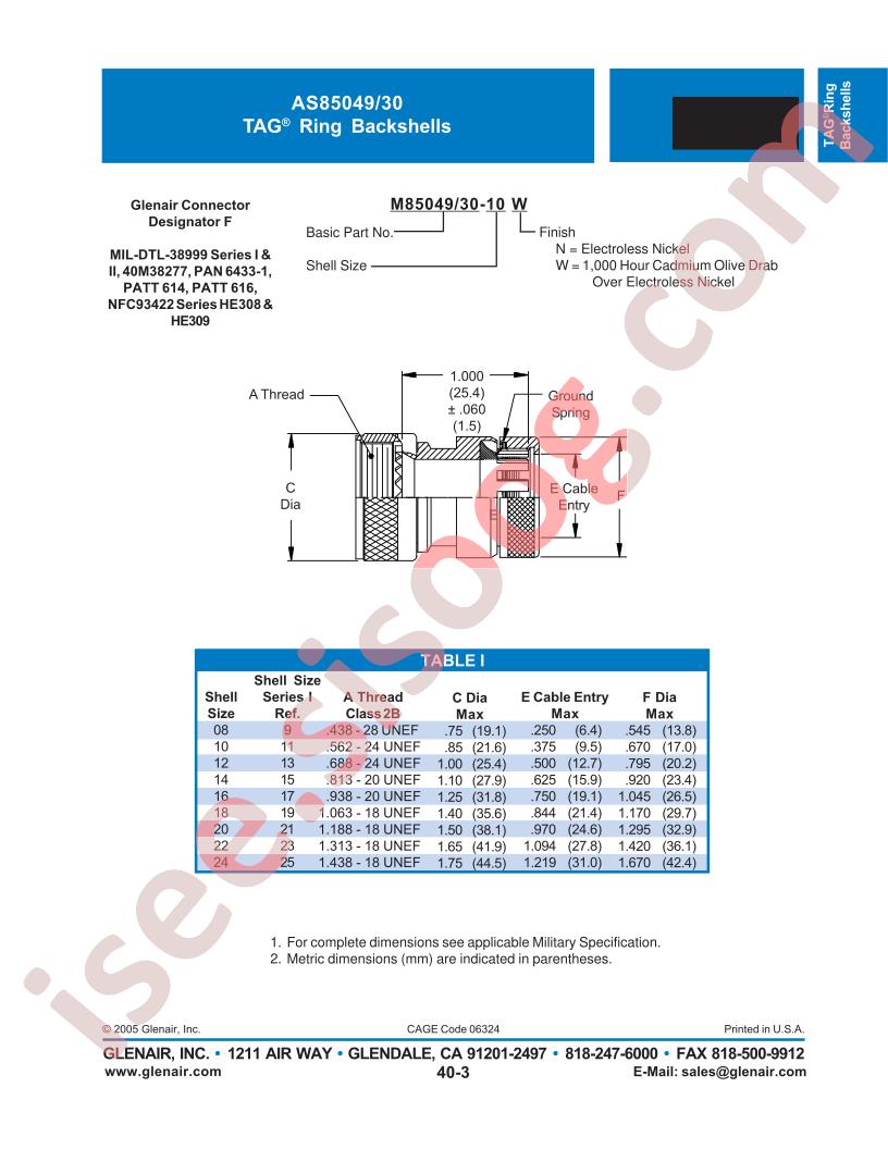 M85049-30-10W