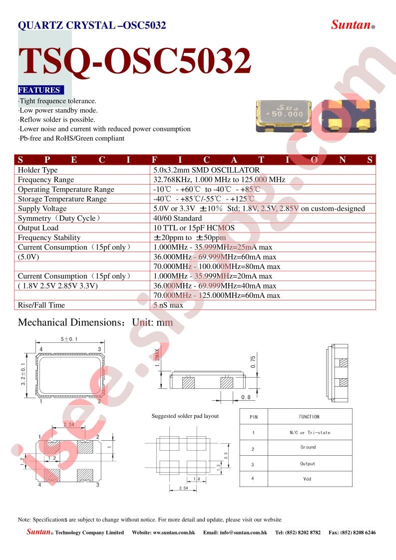 TSQ-OSC5032