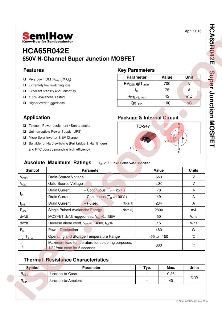 HCA65R042E